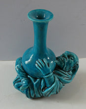 Load image into Gallery viewer, Rare Aesthetic Movement Vase Minton Chinese Man Holding a Bottle
