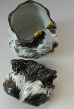 Load image into Gallery viewer, Rare Late 19th Century Continental Ceramic Tobacco Jar. Terrier Head
