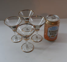 Load image into Gallery viewer, Vintage 1930s Glass Cockerel / Rooster Miniature Liqueur Glasses
