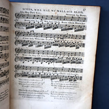 Load image into Gallery viewer, Published 1818. Rare GEORGIAN Scottish Music Book. The Miniature Museum of Scotch Songs. Volume One
