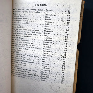 Published 1818. Rare GEORGIAN Scottish Music Book. The Miniature Museum of Scotch Songs. Volume One