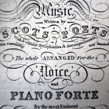 Load image into Gallery viewer, Published 1818. Rare GEORGIAN Scottish Music Book. The Miniature Museum of Scotch Songs. Volume One
