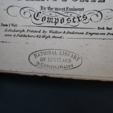 Load image into Gallery viewer, Published 1818. Rare GEORGIAN Scottish Music Book. The Miniature Museum of Scotch Songs. Volume One
