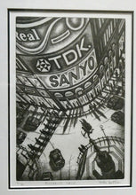 Load image into Gallery viewer, LIMITED EDITION Etching by John Duffin (b. 1965). PICCADILLY CIRCUS, London SIGNED
