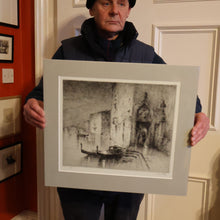 Load image into Gallery viewer, 1920s Original Etching by Sydney Mackenzie Litten (1887 - 1949). The Betrothal, Venice
