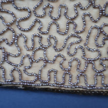 Load image into Gallery viewer, 1940s Pretty Little Vintage Sequin and Glass Beads Evening Purse. Made in Belgium
