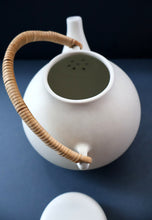 Load image into Gallery viewer, 1960s Finnish Design: GA3 Arabia Pottery Teapot in Matte White. Designed by Ulla Procope
