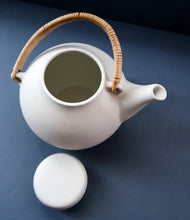 Load image into Gallery viewer, 1960s Finnish Design: GA3 Arabia Pottery Teapot in Matte White. Designed by Ulla Procope
