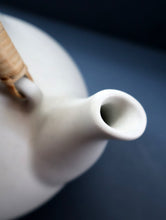 Load image into Gallery viewer, 1960s Finnish Design: GA3 Arabia Pottery Teapot in Matte White. Designed by Ulla Procope
