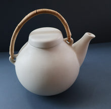 Load image into Gallery viewer, 1960s Finnish Design: GA3 Arabia Pottery Teapot in Matte White. Designed by Ulla Procope
