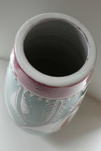 Load image into Gallery viewer, VERY LARGE Vintage 1950s / 60s NORWEGIAN Vase with Deer Decoration by Elle Pottery
