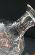 Load image into Gallery viewer, EDINBURGH CRYSTAL. Vintage 1980s Mallet Shape Whisky Decanter STAR OF EDINBURGH Pattern
