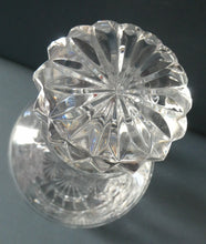 Load image into Gallery viewer, EDINBURGH CRYSTAL. Vintage 1980s Mallet Shape Whisky Decanter STAR OF EDINBURGH Pattern
