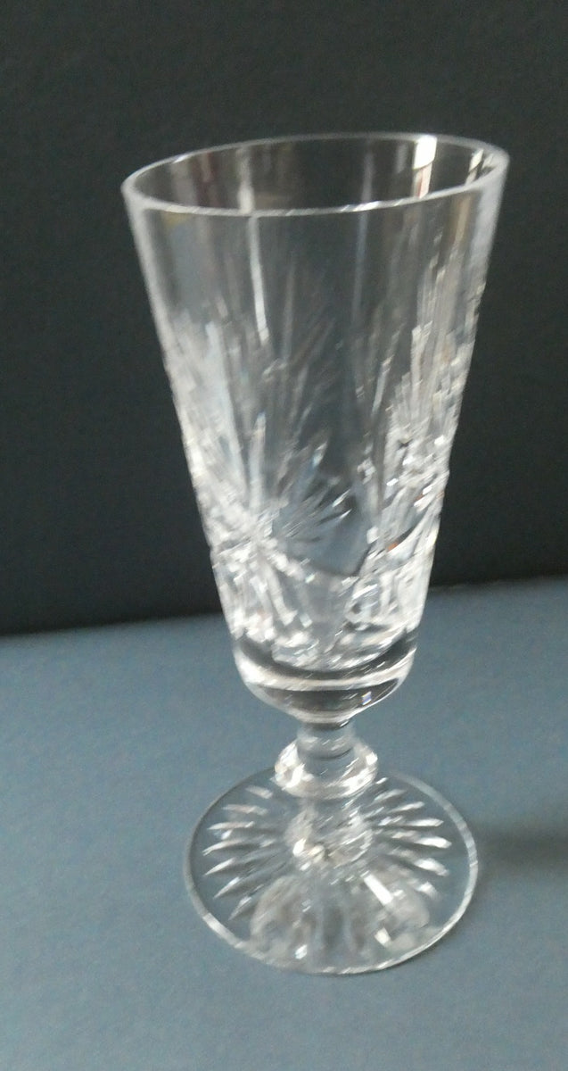 Vintage Edinburgh Crystal CHAMPAGNE FLUTES. STAR OF EDINBURGH Pattern ...