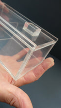 Load image into Gallery viewer, Vintage Mid Century Clear Lucite Perspex Large Trinket Box
