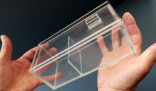 Load image into Gallery viewer, Vintage Mid Century Clear Lucite Perspex Large Trinket Box
