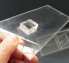 Load image into Gallery viewer, Vintage Mid Century Clear Lucite Perspex Large Trinket Box
