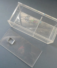 Load image into Gallery viewer, Vintage Mid Century Clear Lucite Perspex Large Trinket Box
