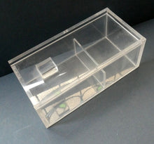 Load image into Gallery viewer, Vintage Mid Century Clear Lucite Perspex Large Trinket Box
