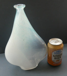 Vintage 1980s Scottish Art Glass Vase by John Lawrie (Edinburgh College of Art / Juniper Green Glass Workshop)