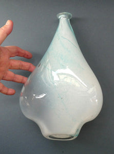 Vintage 1980s Scottish Art Glass Vase by John Lawrie (Edinburgh College of Art / Juniper Green Glass Workshop)