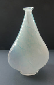 Vintage 1980s Scottish Art Glass Vase by John Lawrie (Edinburgh College of Art / Juniper Green Glass Workshop)