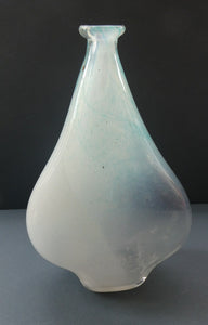 Vintage 1980s Scottish Art Glass Vase by John Lawrie (Edinburgh College of Art / Juniper Green Glass Workshop)