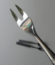 Load image into Gallery viewer, NORWEGIAN (Konge Tinn) Viking Pewter Heilag Olav Spoon and Two Pickle Forks
