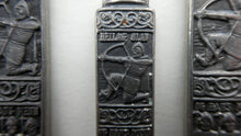 Load image into Gallery viewer, NORWEGIAN (Konge Tinn) Viking Pewter Heilag Olav Spoon and Two Pickle Forks
