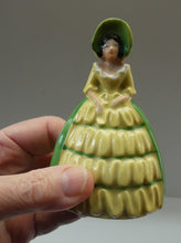 Load image into Gallery viewer, Group of SIX Carlton Ware Crinoline Lady Ceramic Napkin Rings, c 1935
