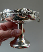 Load image into Gallery viewer, 1930s Solid Silver Miniature Footed Dishes with Celtic Decoration by Henry Matthews
