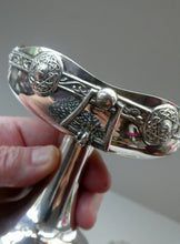 Load image into Gallery viewer, 1930s Solid Silver Miniature Footed Dishes with Celtic Decoration by Henry Matthews
