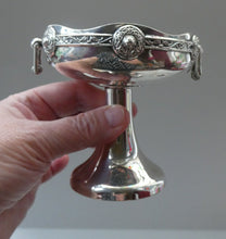 Load image into Gallery viewer, 1930s Solid Silver Miniature Footed Dishes with Celtic Decoration by Henry Matthews
