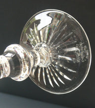 Load image into Gallery viewer, SINGLE: Vintage Edinburgh Crystal White Wine Glass. STAR OF EDINBURGH Pattern: 6 inches
