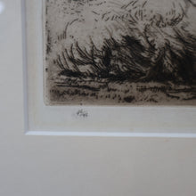 Load image into Gallery viewer, ORIGINAL ETCHING: Carting Hay (1928) by Charles Frederick Tunnicliffe. Pencil Signed &amp; FRAMED
