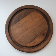 Load image into Gallery viewer, Large Vintage 1960s Teak and Glass Dome Cheese Dish
