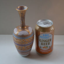 Load image into Gallery viewer, Cornish Studio Pottery. Miniature Gold Lustre PORCELAIN Vase by Mary Rich (1940 - 2022)
