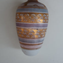 Load image into Gallery viewer, Cornish Studio Pottery. Miniature Gold Lustre PORCELAIN Vase by Mary Rich (1940 - 2022)
