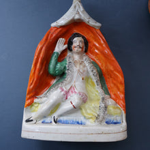 Load image into Gallery viewer, Antique 1860s Staffordshire Figurine. The Actor David Garrick as Richard III
