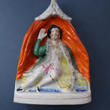 Load image into Gallery viewer, Antique 1860s Staffordshire Figurine. The Actor David Garrick as Richard III
