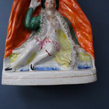 Load image into Gallery viewer, Antique 1860s Staffordshire Figurine. The Actor David Garrick as Richard III
