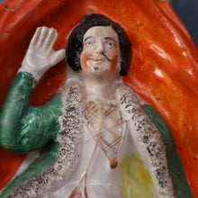 Load image into Gallery viewer, Antique 1860s Staffordshire Figurine. The Actor David Garrick as Richard III
