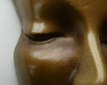 Load image into Gallery viewer, Art Deco 1930s Wall Mask G. Leonardi Golden Lady&#39;s Head Wall Mask
