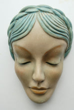 Load image into Gallery viewer, Art Deco 1930s Wall Mask G. Leonardi Hollywood Glamour Marlene Dietrich Style Portrai
