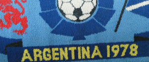 1978 World Cup. Scotland Argentia Souvenir Wool Fireside Rug