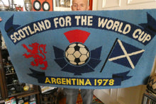 Load image into Gallery viewer, 1978 World Cup. Scotland Argentia Souvenir Wool Fireside Rug
