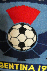 1978 World Cup. Scotland Argentia Souvenir Wool Fireside Rug