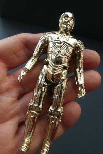 Vintage 1977 STAR WARS Miniature Figurine. C-3PO. Made in Hong Kong 