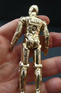 Vintage 1977 STAR WARS Miniature Figurine. C-3PO. Made in Hong Kong 