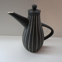 Load image into Gallery viewer, Rare 1950s Denby TIGO WARE Coffee Pot, Mug &amp; Jug by TIBOR REICH. With Original Paper Labels
